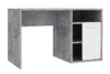 CANMORE Biurko z szufladami i półkami szary/biały - zdjęcie 1
