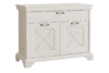 KASHMIR Komoda z szufladą rustykalna kremowy - zdjęcie 1