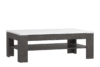 LENNOX NEW Stylowy stolik kawowy do salonu ciemny szary/biały - zdjęcie 1