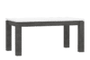 LENNOX NEW Stylowy duży stół do jadalni ciemny szary/biały - zdjęcie 1