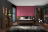 BELLEVUE Łóżko z oświetleniem LED dąb szlachetny/czarny - zdjęcie 3
