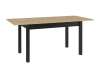 HURICO Stół rozkładany loft dąb artisan/czarny - zdjęcie 3