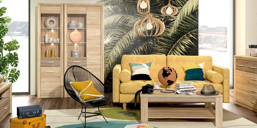 pokój dzienny w bloku