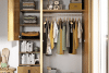 TINCTO Komoda z szufladami do salonu hikora naturalna/biały - zdjęcie 5