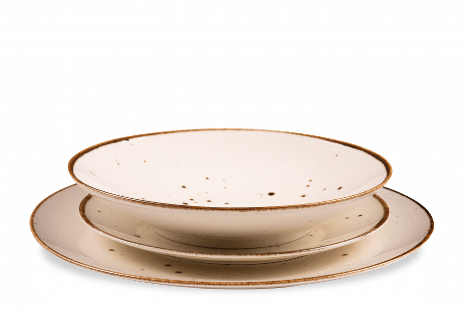 ALUMINA Serwis obiadowy polska porcelana Cottage Cream dla 6 os. Cottage Cream - zdjęcie 3