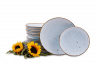 Serwis obiadowy polska porcelana Cottage Sky dla 6 os.