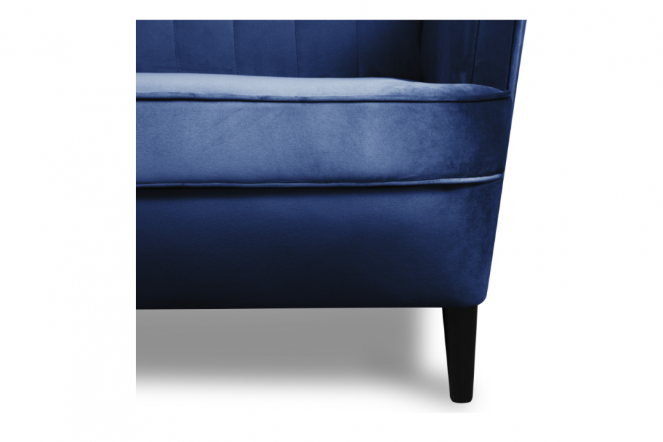 ABELO Sofa uszak na nóżkach granatowa granatowy - zdjęcie 7