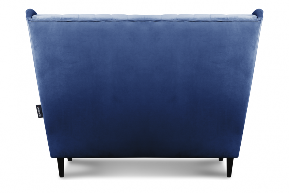 ABELO Sofa uszak na nóżkach granatowa granatowy - zdjęcie 3