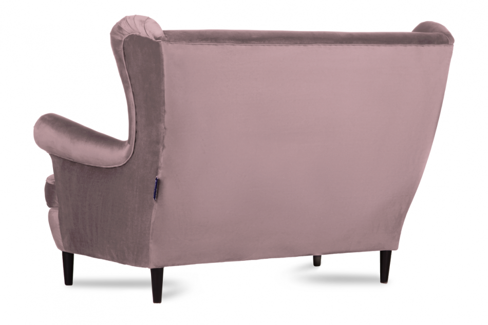 LETO Welurowa sofa uszak różowa różowy - zdjęcie 4