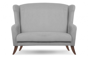 LAMBER, https://konsimo.pl/kolekcja/lamber/ Skandynawska sofa uszak szara szary - zdjęcie