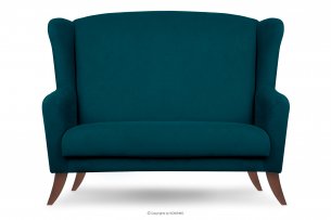 LAMBER, https://konsimo.pl/kolekcja/lamber/ Skandynawska sofa uszak niebieska morski - zdjęcie
