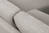 ALIO Nowoczesny narożnik lewy na nóżkach tkanina pleciona beżowy beżowy - zdjęcie 4