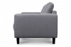 ALIO Nowoczesna sofa trzyosobowa na nóżkach jasnoszara jasny szary - zdjęcie 4