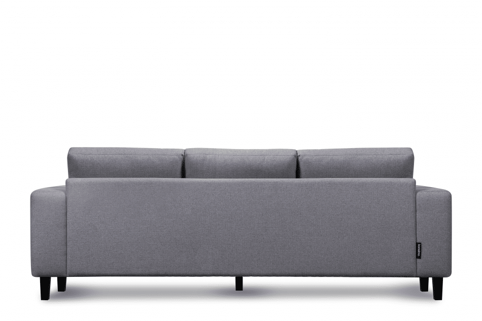 ALIO Nowoczesna sofa trzyosobowa na nóżkach jasnoszara jasny szary - zdjęcie 5