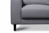 ALIO Nowoczesna sofa trzyosobowa na nóżkach jasnoszara jasny szary - zdjęcie 7