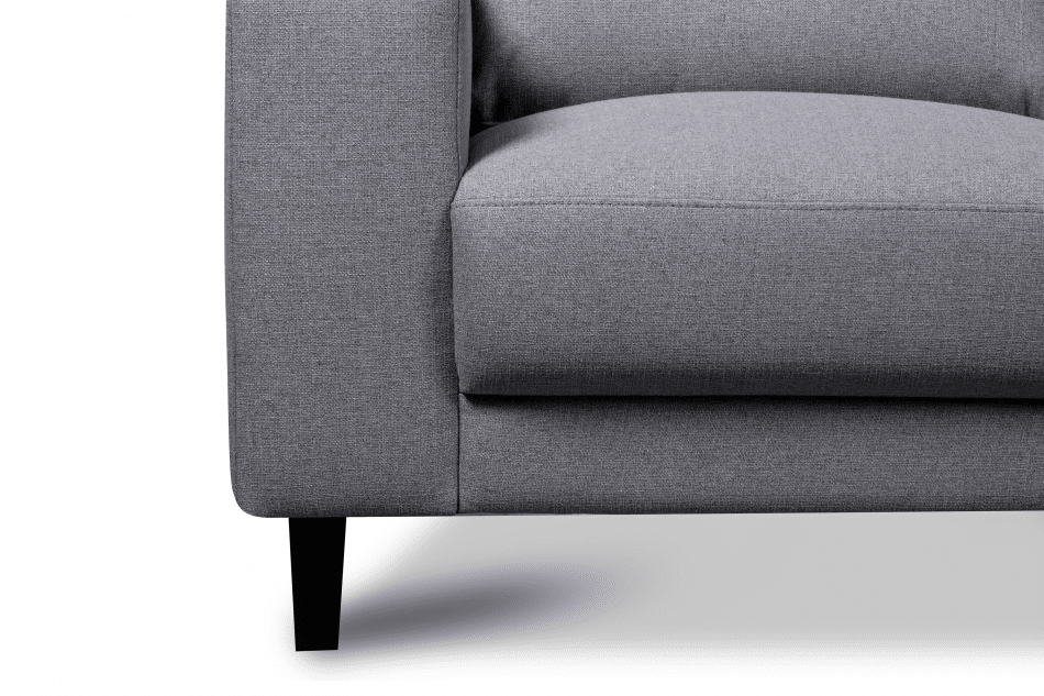 ALIO Nowoczesna sofa trzyosobowa na nóżkach jasnoszara jasny szary - zdjęcie 6
