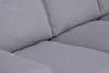ALIO Nowoczesna sofa trzyosobowa na nóżkach jasnoszara jasny szary - zdjęcie 9