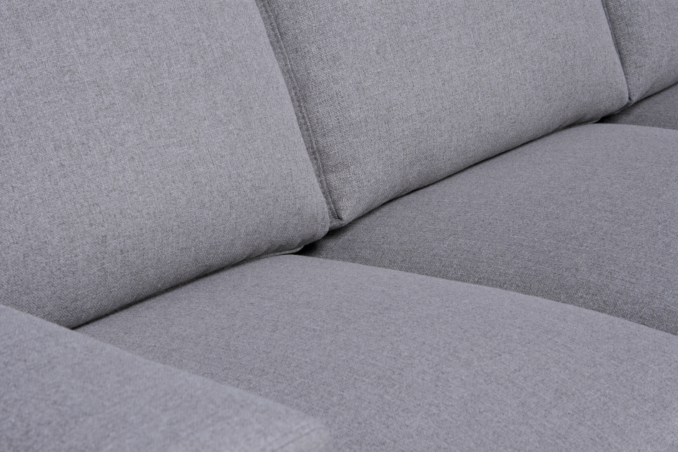 ALIO Nowoczesna sofa trzyosobowa na nóżkach jasnoszara jasny szary - zdjęcie 8