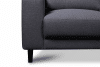ALIO Nowoczesna sofa trzyosobowa na nóżkach szara ciemny szary - zdjęcie 7