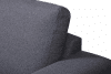 ALIO Nowoczesna sofa trzyosobowa na nóżkach szara ciemny szary - zdjęcie 8
