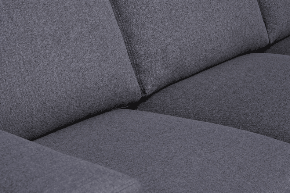 ALIO Nowoczesna sofa trzyosobowa na nóżkach szara ciemny szary - zdjęcie 8