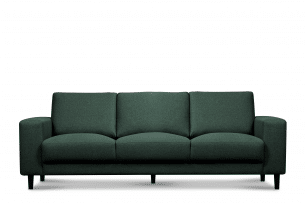 ALIO, https://konsimo.pl/kolekcja/alio/ Nowoczesna sofa trzyosobowa na nóżkach zielona zielony - zdjęcie