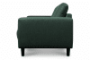 ALIO Nowoczesna sofa trzyosobowa na nóżkach zielona zielony - zdjęcie 4