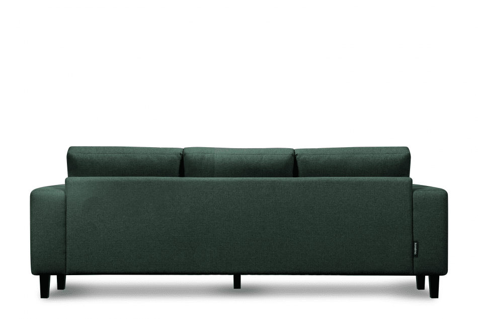 ALIO Nowoczesna sofa trzyosobowa na nóżkach zielona zielony - zdjęcie 5