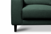 ALIO Nowoczesna sofa trzyosobowa na nóżkach zielona zielony - zdjęcie 7