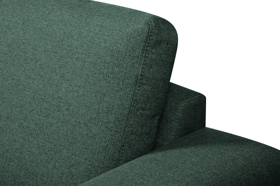 ALIO Nowoczesna sofa trzyosobowa na nóżkach zielona zielony - zdjęcie 7