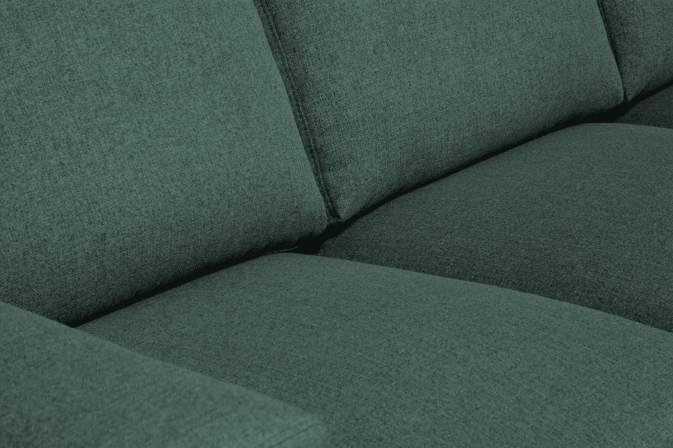 ALIO Nowoczesna sofa trzyosobowa na nóżkach zielona zielony - zdjęcie 8