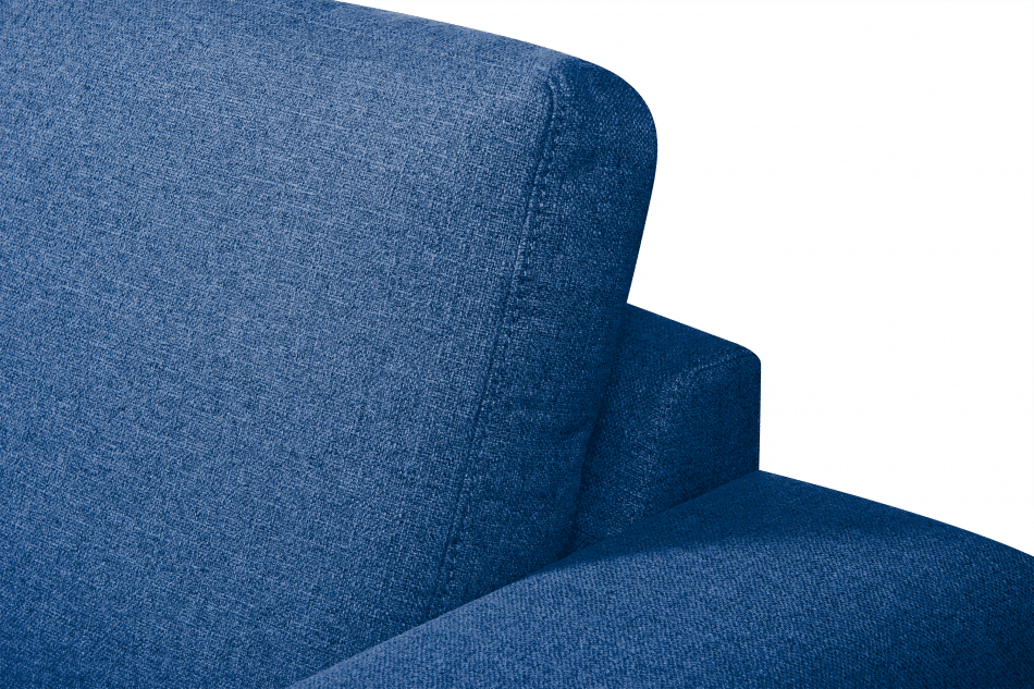 ALIO Nowoczesna sofa trzyosobowa na nóżkach niebieska niebieski - zdjęcie 7