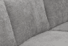 CONTEL Narożnik lewy loft tkanina typu plecionka szary szary - zdjęcie 8
