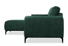CONTEL Narożnik lewy loft tkanina typu plecionka ciemnozielony ciemny zielony - zdjęcie 4