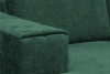 CONTEL Narożnik lewy loft tkanina typu plecionka ciemnozielony ciemny zielony - zdjęcie 7