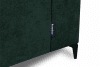 CONTEL Narożnik lewy loft tkanina typu plecionka ciemnozielony ciemny zielony - zdjęcie 9