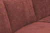 CONTEL Narożnik lewy loft tkanina typu plecionka czerwony czerwony - zdjęcie 8