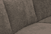 CONTEL Narożnik lewy loft tkanina typu plecionka brązowy brązowy - zdjęcie 8