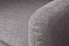 AMARO Sofa 3 osobowa na czarnych prostych nóżkach szara szary - zdjęcie 7