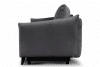 TENUS Sofa trzyosobowa w stylu klasycznym matowy welur szara szary - zdjęcie 4