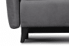 TENUS Sofa trzyosobowa w stylu klasycznym matowy welur szara szary - zdjęcie 12