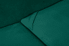 TENUS Sofa trzyosobowa w stylu klasycznym matowy welur butelkowa zieleń ciemny zielony - zdjęcie 8