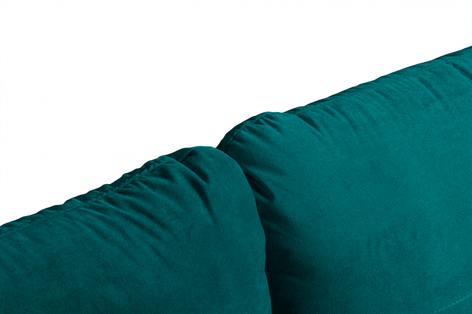 TENUS Sofa trzyosobowa w stylu klasycznym matowy welur morska morski - zdjęcie 9