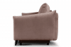 TENUS Sofa trzyosobowa w stylu klasycznym matowy welur jasnobrązowa jasny brązowy - zdjęcie 4