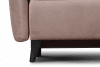 TENUS Sofa trzyosobowa w stylu klasycznym matowy welur jasnobrązowa jasny brązowy - zdjęcie 12