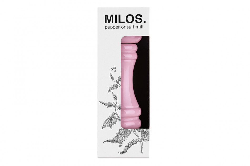 MILOS Zestaw młynków 18 cm, 2 szt. różowy różowy - zdjęcie 2