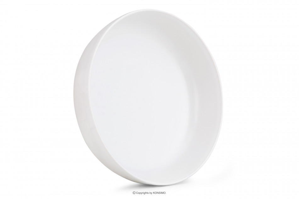 VICTO Nowoczesny serwis obiadowy 6 os. 24 elementy biały biały - zdjęcie 8