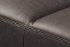 RICANO Narożnik skórzany w stylu loft na nóżkach szary prawy antracytowy - zdjęcie 11