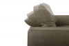 RICANO Narożnik skórzany w stylu loft na nóżkach oliwkowy prawy oliwkowy - zdjęcie 6