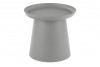 LAGIS Okrągły minimalistyczny stolik kawowy szary szary - zdjęcie 1